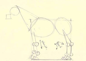 dibujo caballo - paso 2